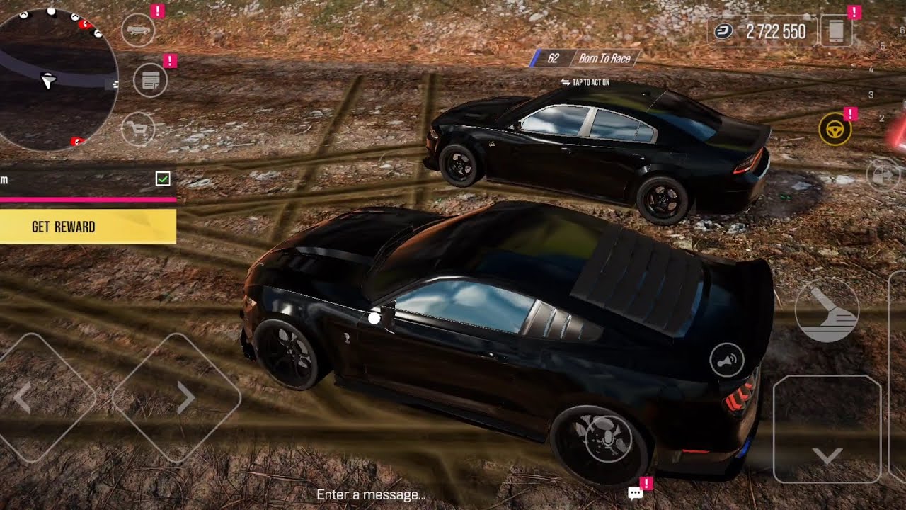 drag race mustang vs dodge charger drive zone #dragrace #games #gaming #satisfying #youtubeshorts