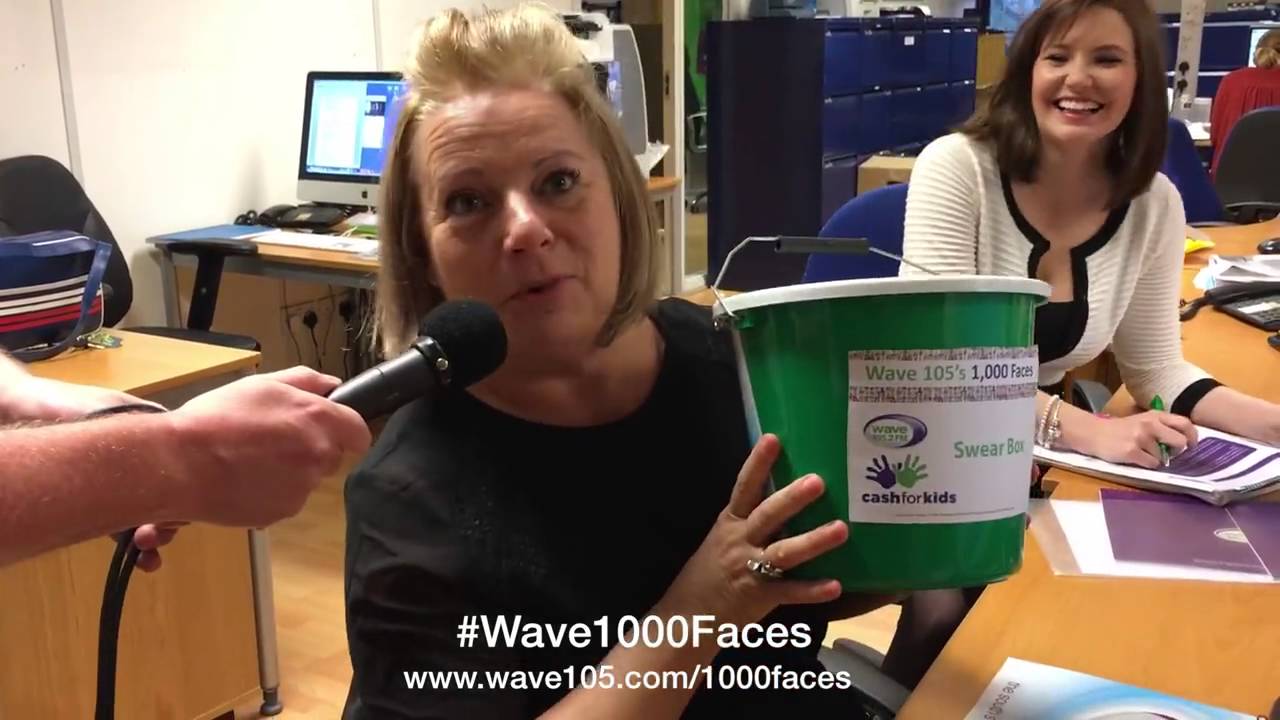 Wave 105 Swear Box #wave1000faces