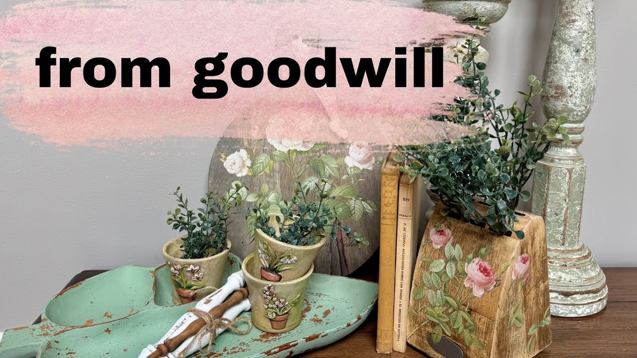 Trash to treasure wood projects | Upcycled and repurposed thrifted finds