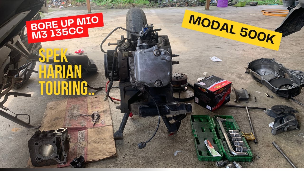 BORE UP YAMAHA MIO M3 54,5MM SPEK HARIAN TOURING DANA PELAJAR
