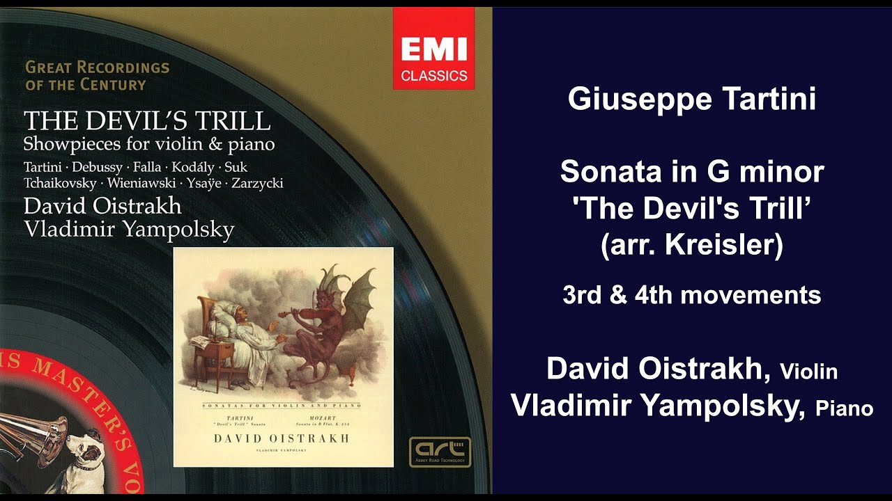 Giuseppe Tartini: Sonata in G minor 'The Devil's Trill' (arr. Kreisler) 3rd & 4th movements