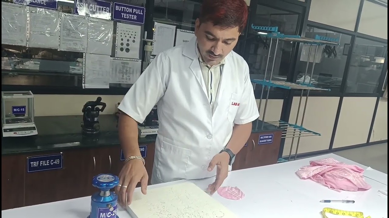 GSM fabric test ISO 3801/ASTM D3776 #viral video @Rajeev Jhatextile...