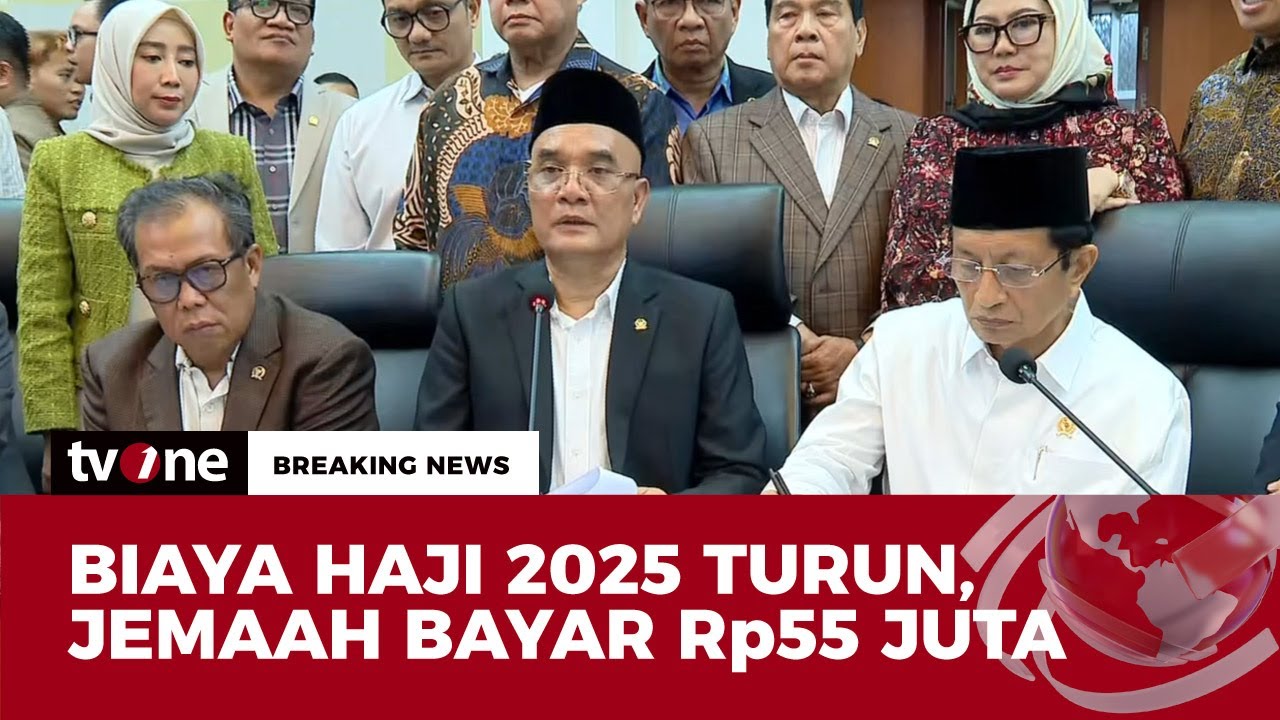 [BREAKING NEWS] Resmi! Biaya Haji Tahun 2025 Turun | tvOne