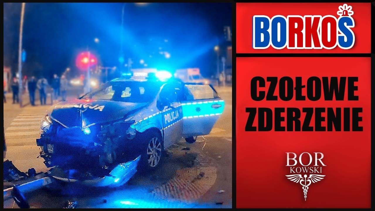 CZOŁOWE ZDERZENIE RADIOWOZU