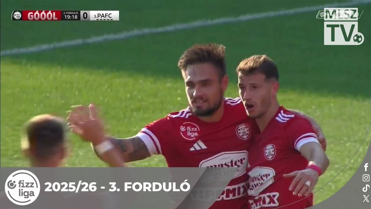 Chlumecky Martin g&oacute;lja a Kisv&aacute;rda Master Good &ndash; Pusk&aacute;s Akad&eacute;mia FC m&eacute;rkőz&eacute;sen