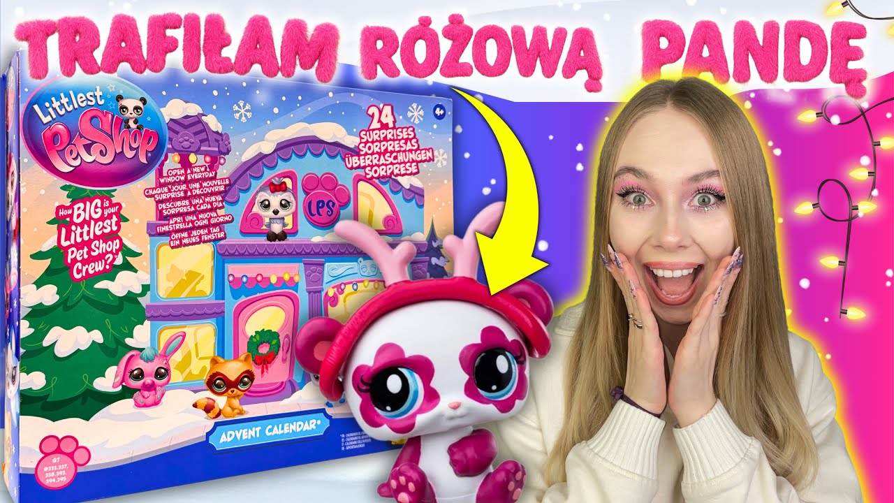 Różowa PANDA w Kalendarzu Adwentowym Littlest Pet Shop 🎄| Basic Fun! | LPS | Pattje