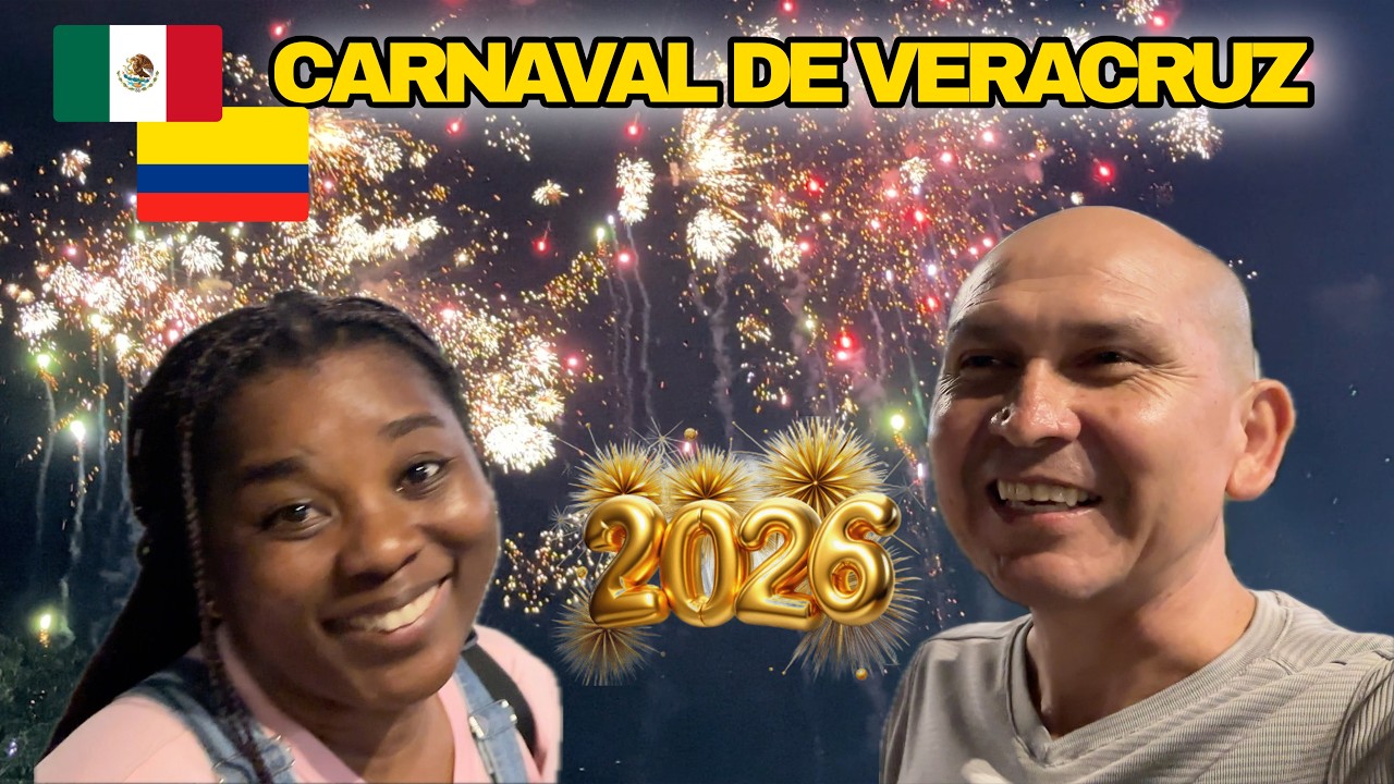 COLOMBIANOS POR PRIMERA VEZ EN EL INICIO CARNAVAL DE VERACRUZ🇲🇽