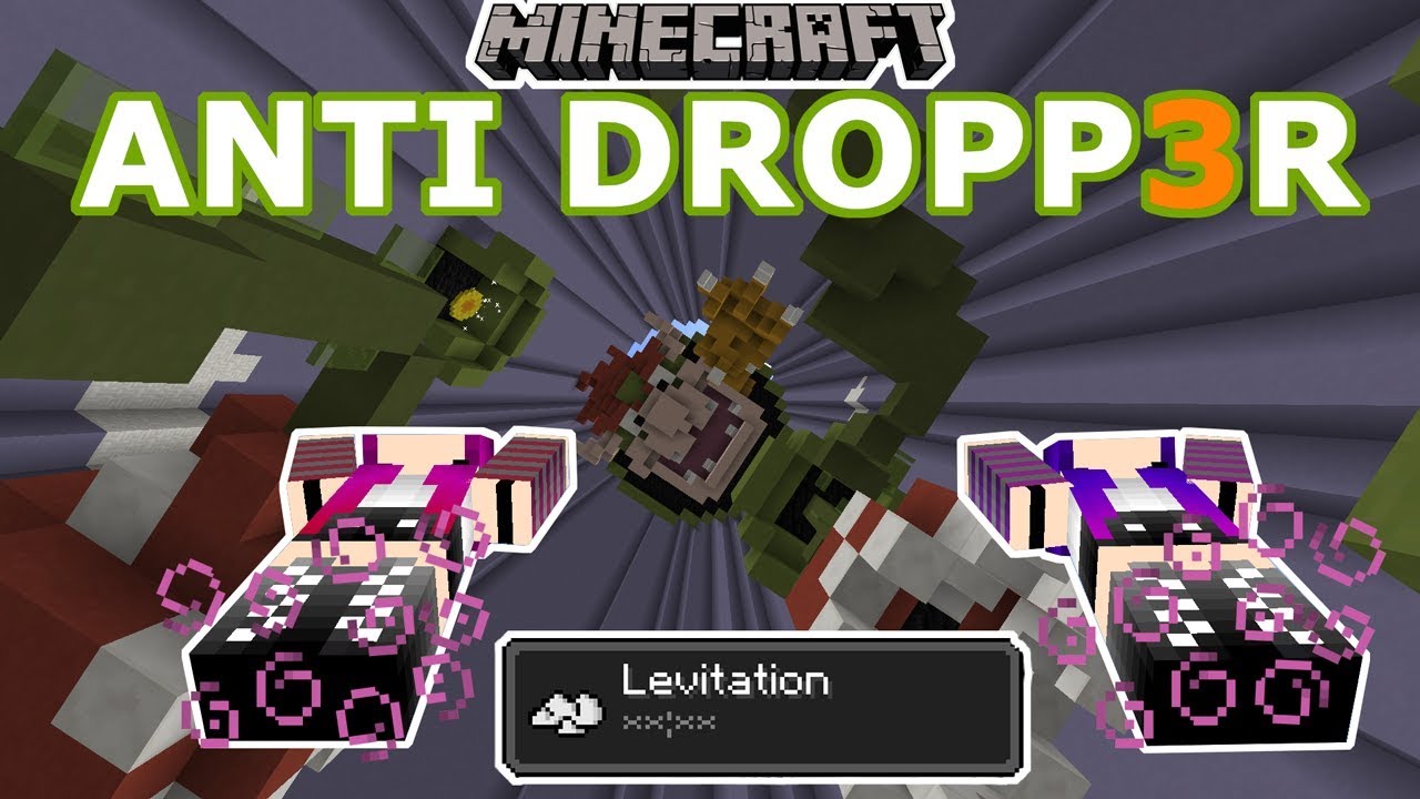 Minecraft: Anti Dropper / Reverse Dropper / Levitating Up Through Levels!