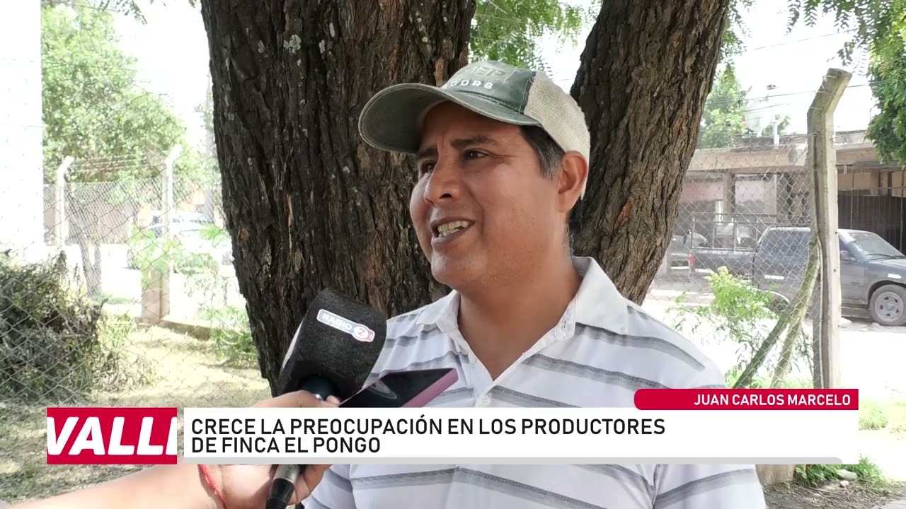 Preocupación en productores de Finca El Pongo: crisis hídrica y falta de apoyo