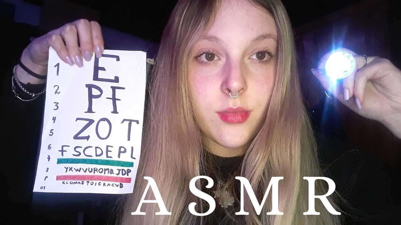 ASMR❤️CHEQUEO MÉDICO COMPLETO: Nervios craneales, corazón, pulmones, presión👩🏼‍⚕️ - Sofía ASMR🌹