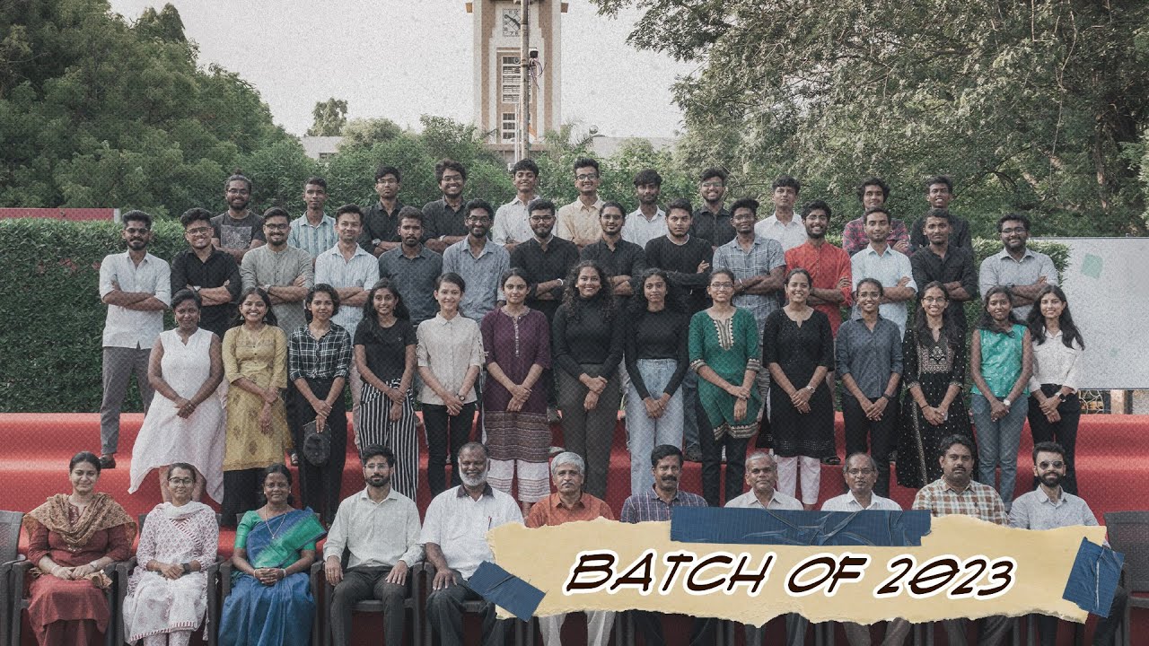 NIT TRICHY - ARCHITECTURE BATCH OF 2023