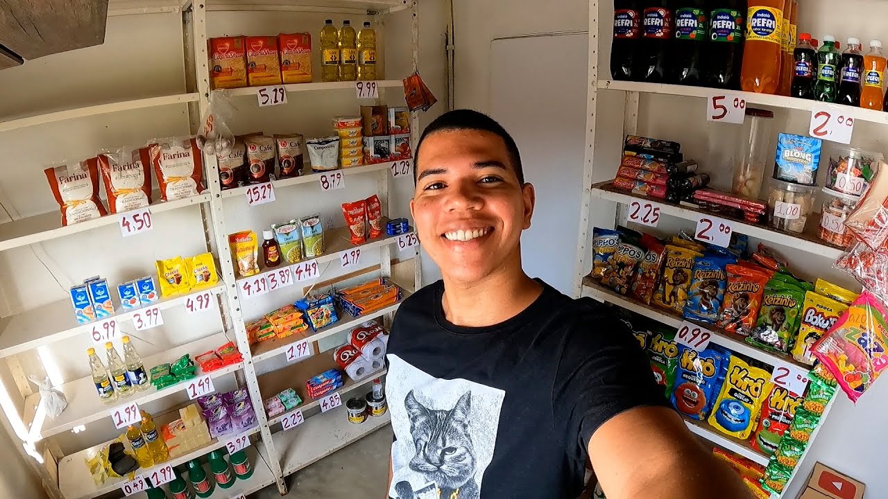 Abri um pequeno comércio em casa