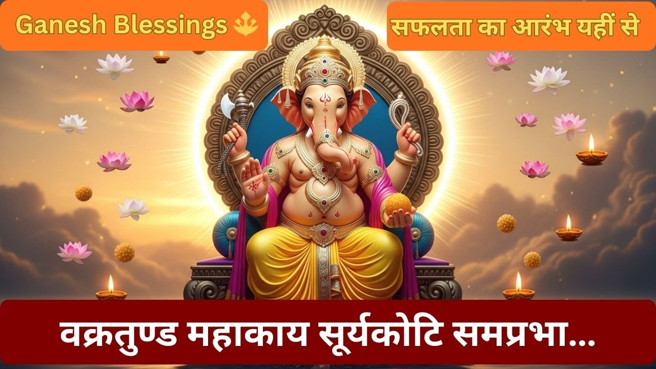 वक्रतुण्ड महाकाय मंत्र | सुनते ही दूर होंगी सारी बाधाएँ | Powerful Ganesh Mantra | Success & Shakti