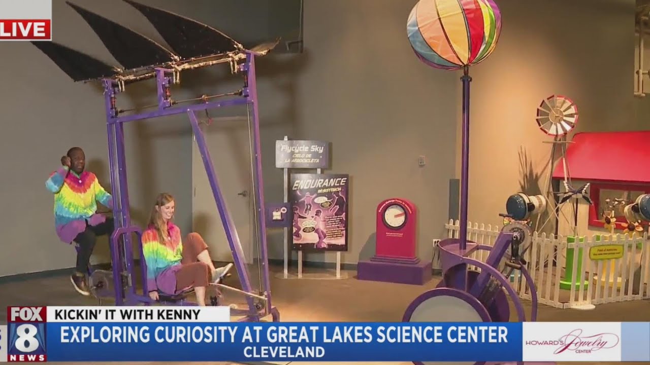 Curious Kenny explores new exhibits at Great Lakes Science Center