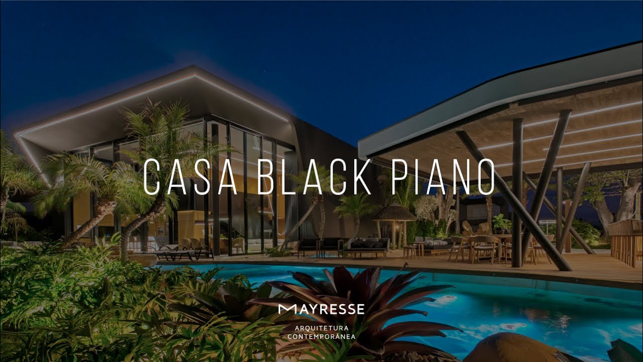Casa Black Piano: arquitetura e paisagismo formam um oásis em Xangri-lá/ RS.