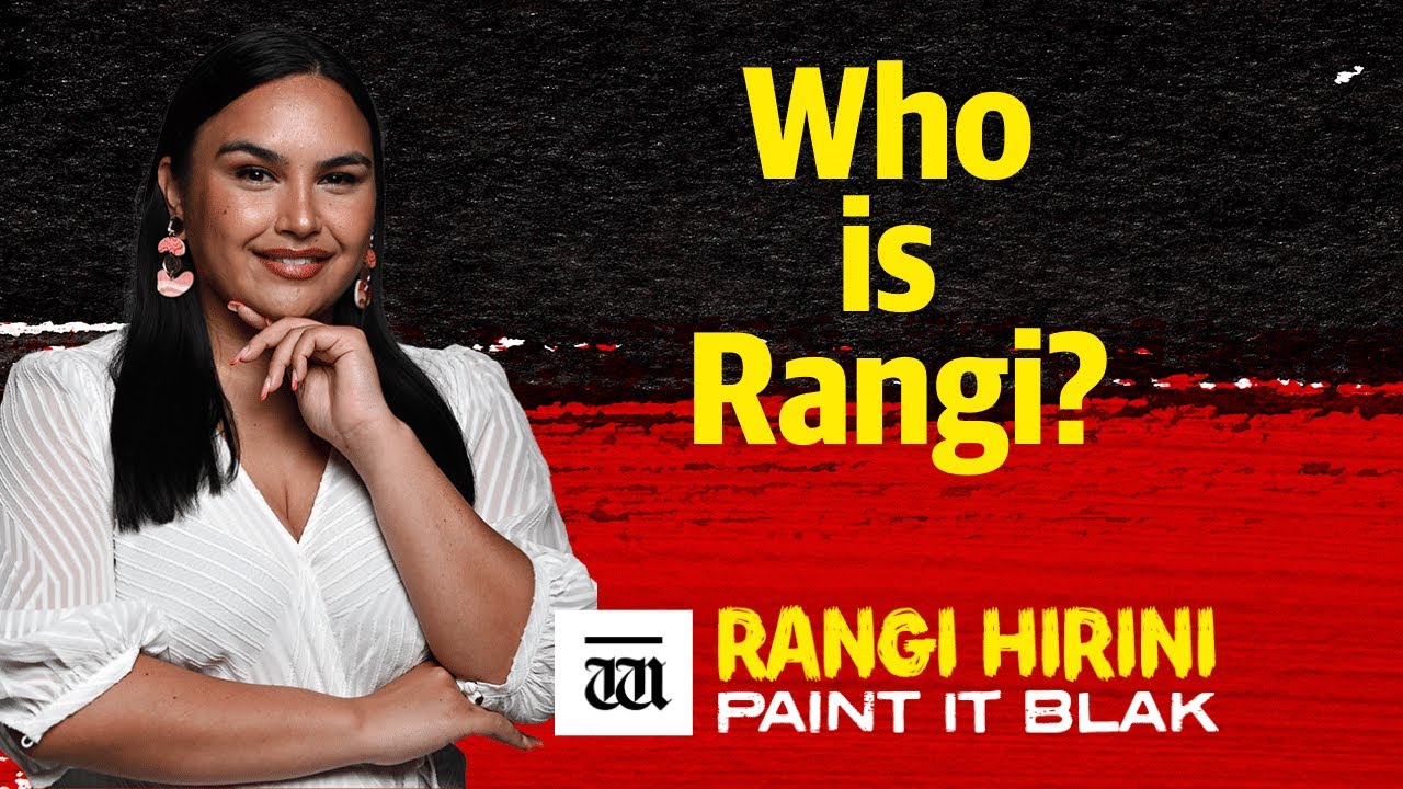 Paint it Blak with Rangi Hirini. An introduction