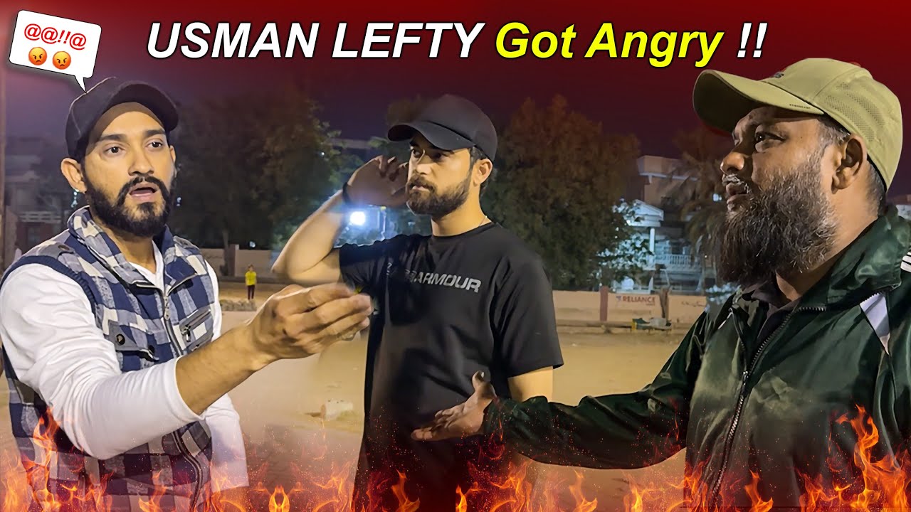 Ground Cricket is Back Aur USMAN Lefty Apne hé Bowlers Pe Baras Para !! 🤬