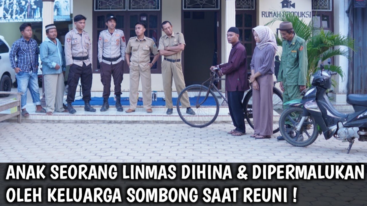 KELUARGA SEORANG LINMAS DIPERMALUKAN OLEH KELUARGA SOMBONG SAAT DATANGI ACARA PESTA ! AKHIRNYA ,,,