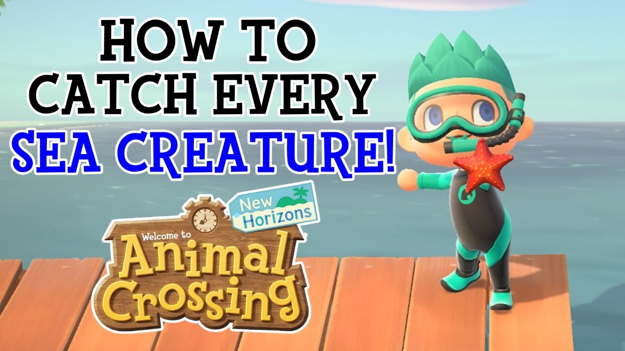 How To Catch Every Sea Creature in Animal Crossing New Horizons - New Horizons Sea Creature Guide