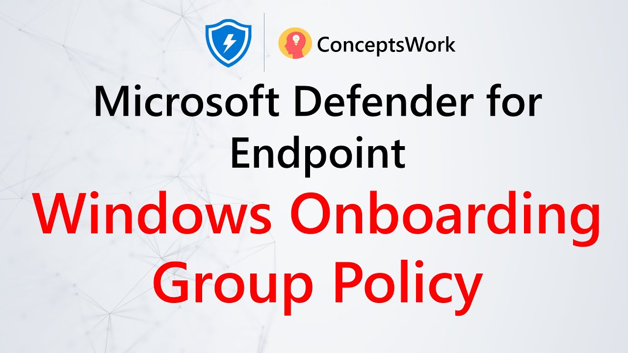Встроенные устройства Windows из GPO | Microsoft Defender для конечных точек