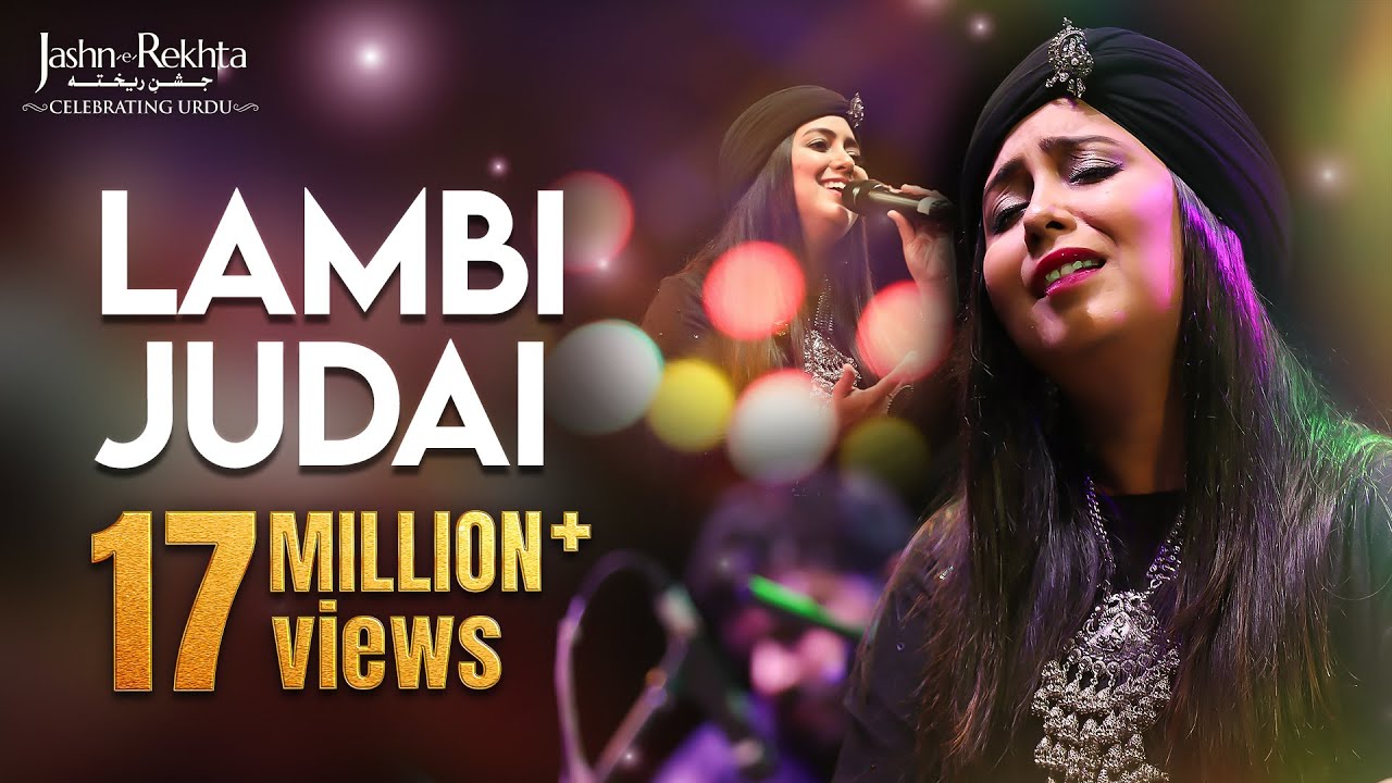Lambi Judai | Harshdeep Kaur Live at Jashn-e-Rekhta