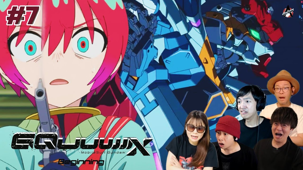 Mobile Suit Gundam GQuuuuuuX episode 7 | Japanese Reaction Mashup
