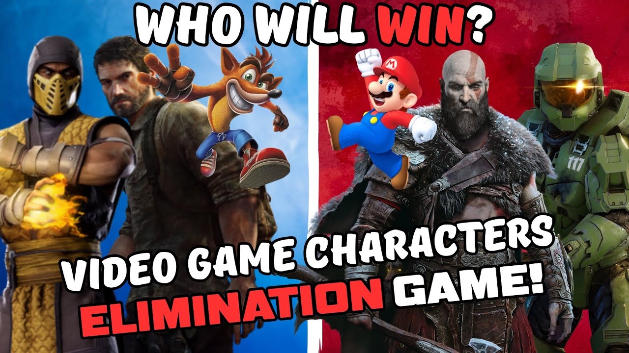 Video Game Characters Elimination Game! WHO WINS?!