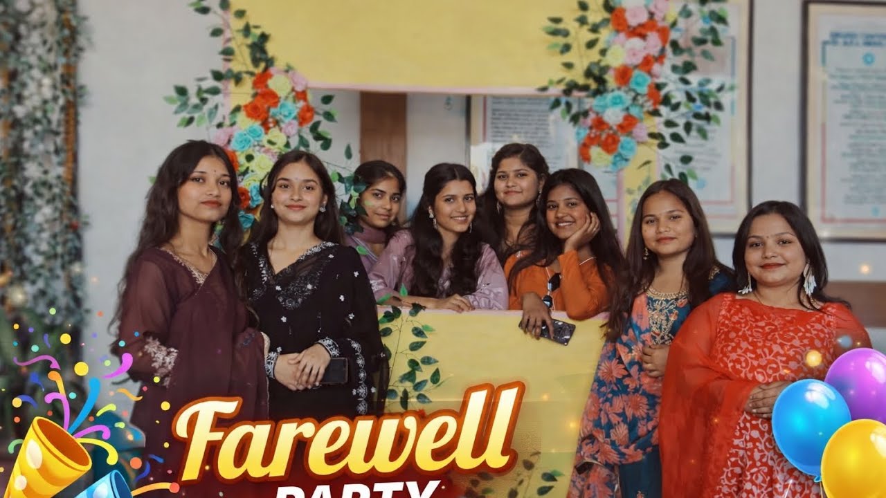 Welcome to our senior's farewell party 🥳#viral #trending #vlog #comedy #ferewell 
