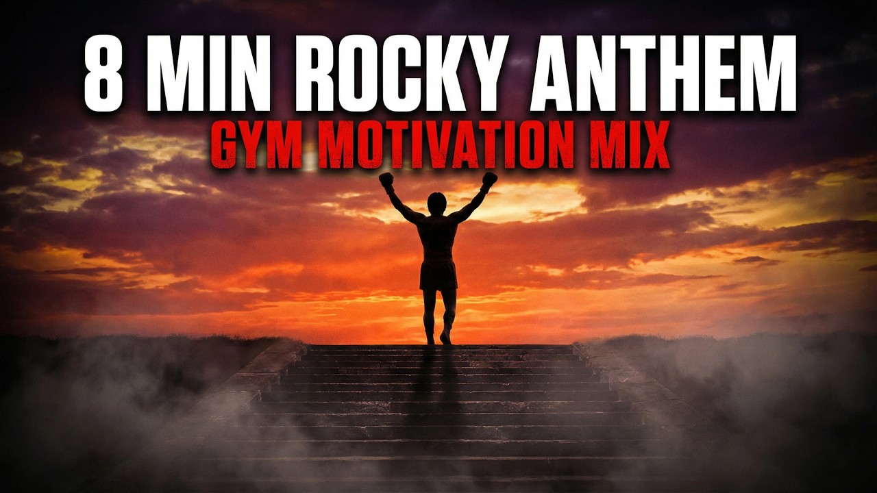 8 MIN ROCKY ANTHEM 🥊 Epic Gym Motivation Mix | 80s Power Workout Music | Eye of the Iron