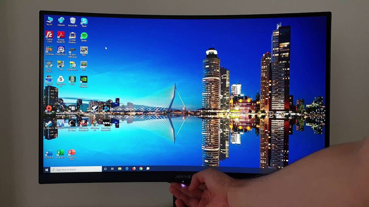 Gigabyte AORUS CV27F Menu System (OSD)