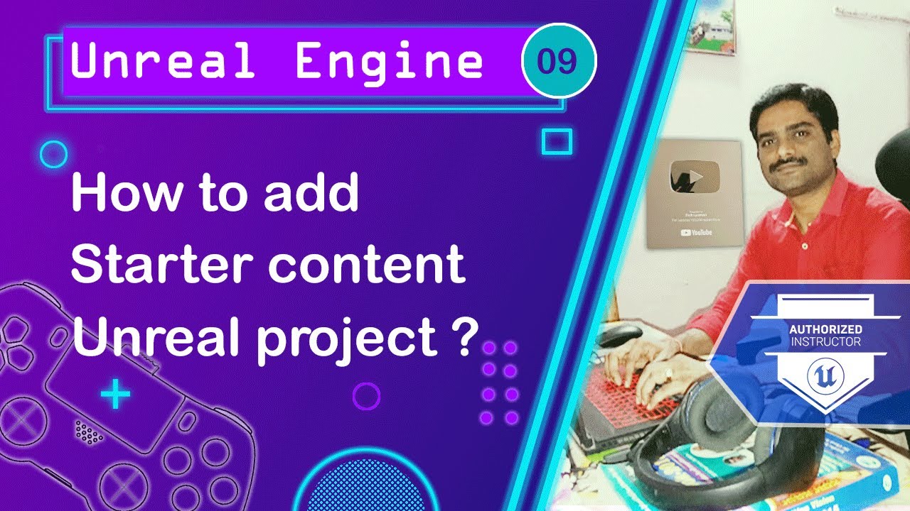 How to add Starter Content to Unreal Project - Unreal Engine Tutorial 09 🚀