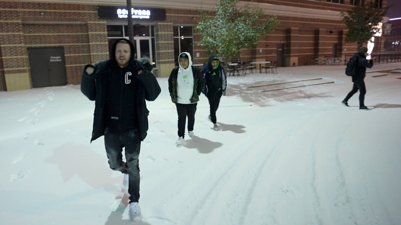 NIGHT TIME OpTic SNOW DAY (WE BACK BABY)