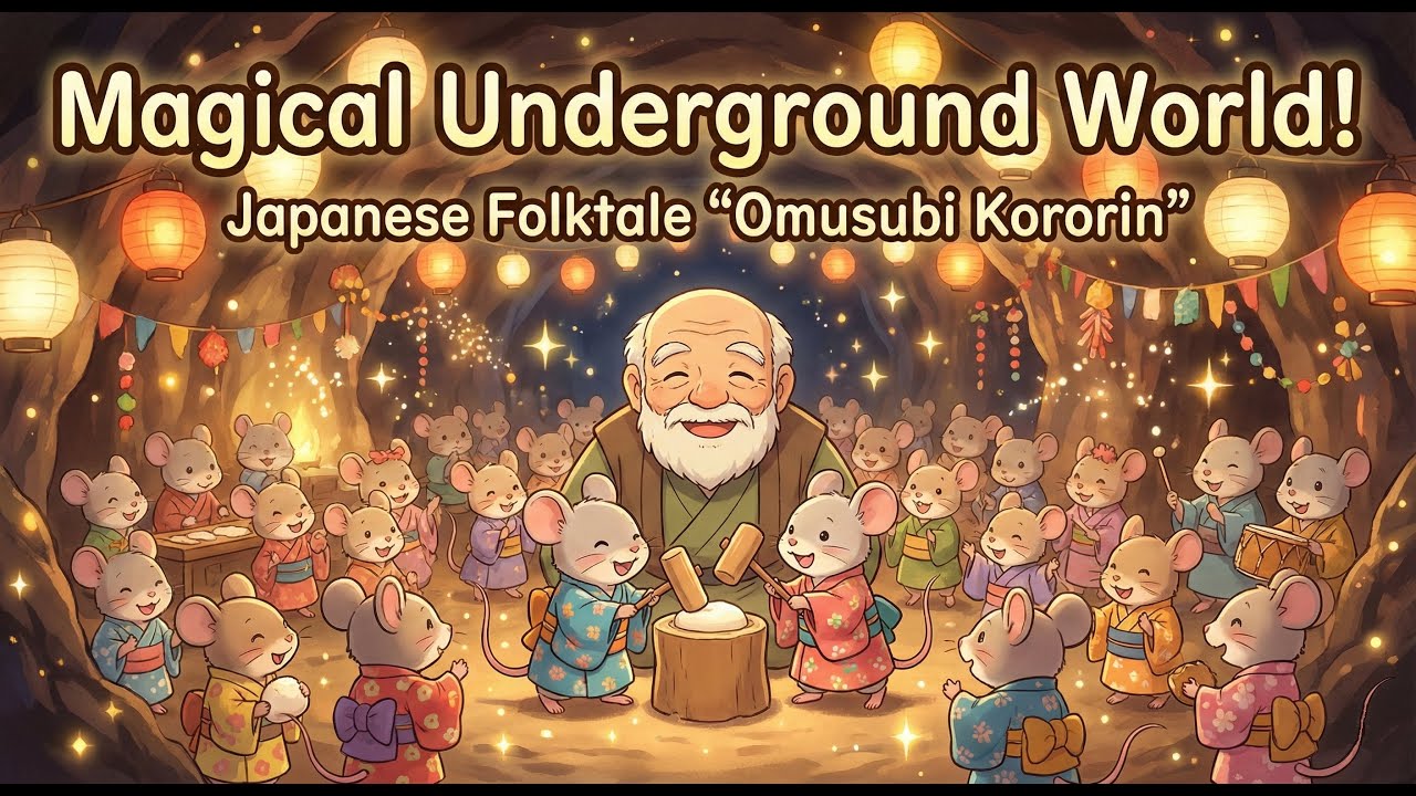 The Rolling Rice Ball (Omusubi Kororin) | Japanese Folktales Explained