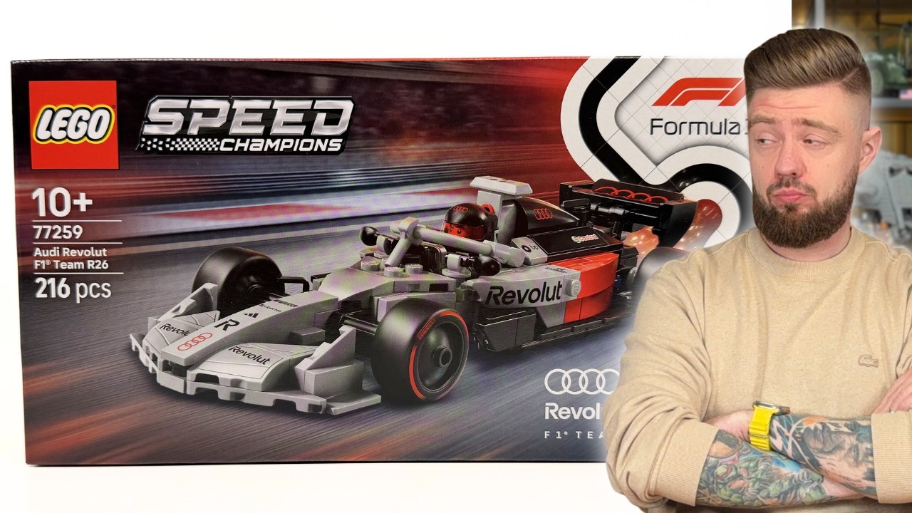 BOLID AUDI REVOLUT F1 TEAM 🏎️ LEGO SPEED CHAMPIONS 77259 RECENZJA