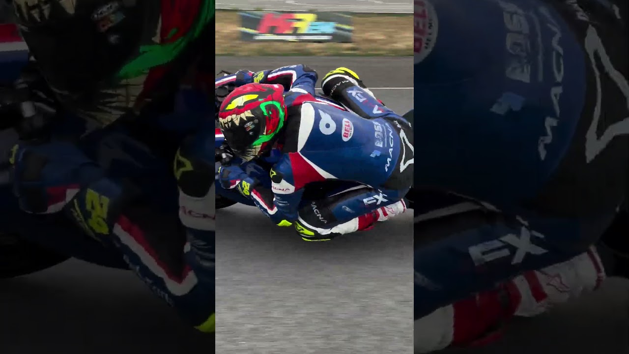 Marcos Ramirez training on go kart track #motorcycle