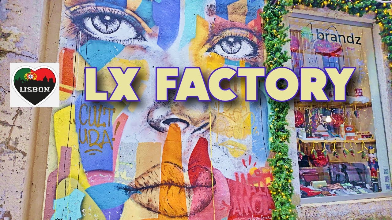 Lisbon Portugal 4K Walking Tour 🇵🇹 Stopping by the LX Factory for Arts and Crafts