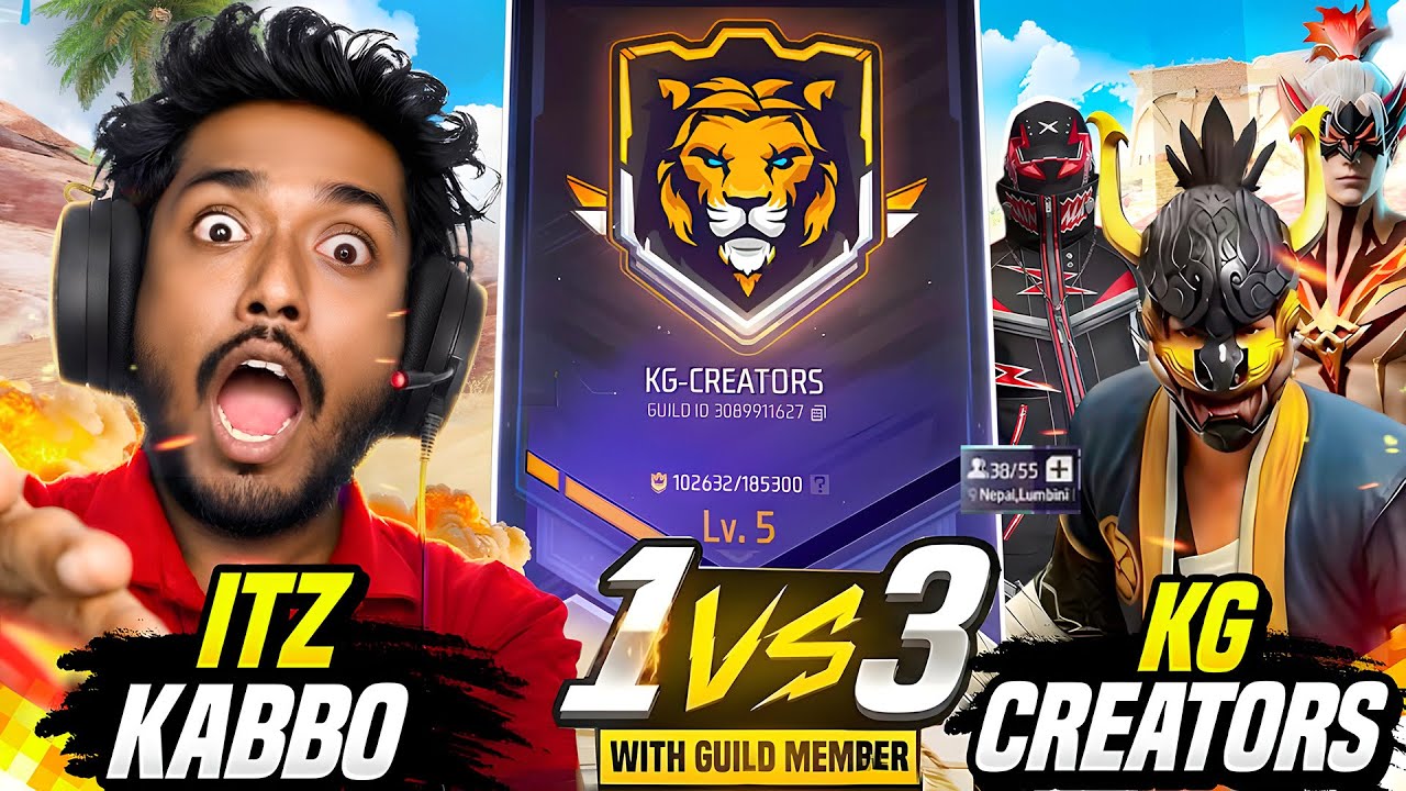 Кастомный челлендж с KG CREATOR?🤯 Itz Kabbo ПРОТИВ KG Creators в Free Fire❤🔥