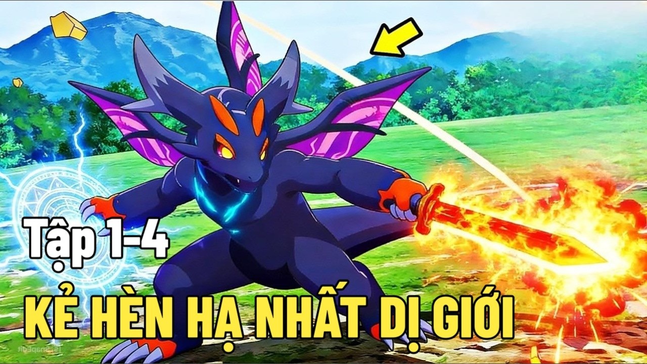 Tôi Isekai Thành Tà Long Cùng Danh Hiệu Vua Hèn Hạ | Tập 1 - 4 | Review Anime