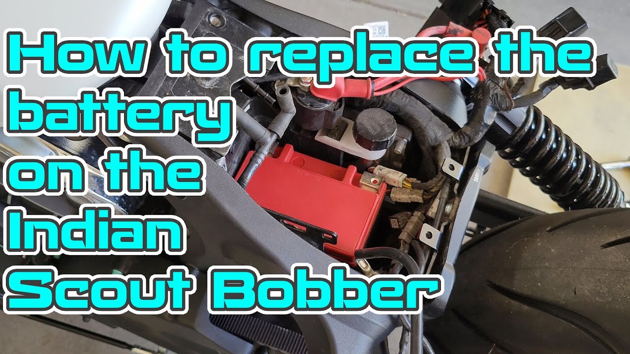 How to replace the battery on an Indian Scout Bobber
