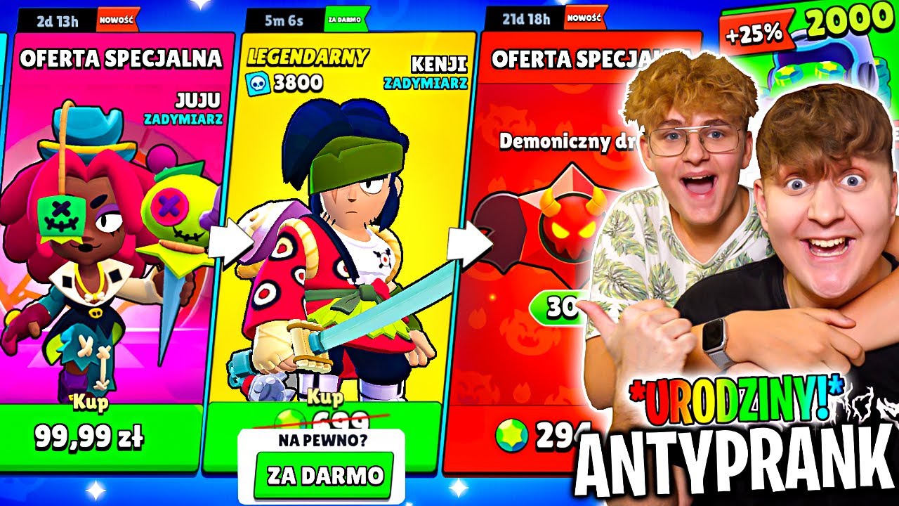 💖KUPIŁEM BRATU 700 GEMÓW, ZADYMIARĘ i *LEGENDĘ ZA DARMO* na URODZINY! (ANTY PRANK)