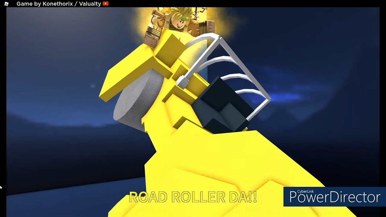Road Roller In Diffiferent Jojo Game