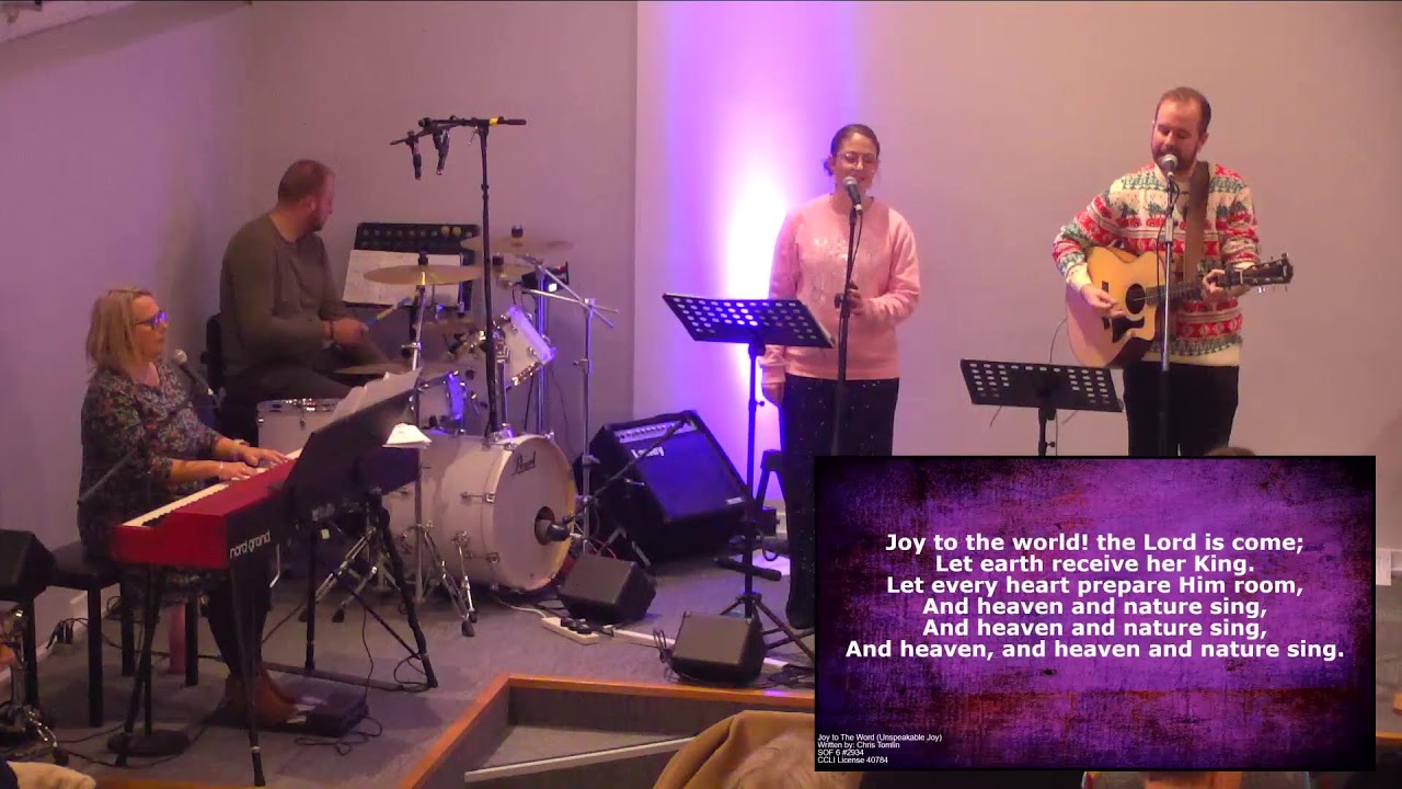 Cornton Baptist Church. Live Stream Sunday 21st December 2025 Evening Service
