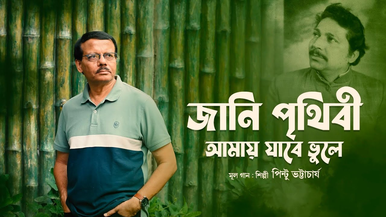 Jani prithibi amay jabe bhule - Prabuddha Raha | Pintu Bhattacharya (Cover), Bengali Song 2025