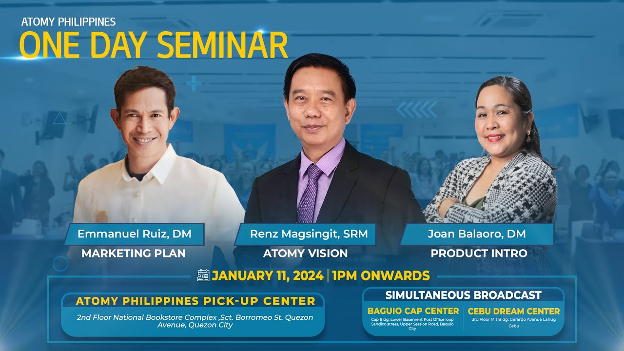 One Day Seminar LIVE! [January 11 , 2024]