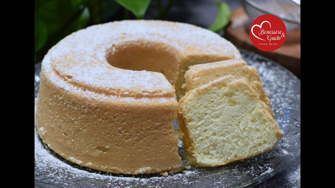 La Ciambella con solo albumi soffice come una nuvola ANGEL CAKE