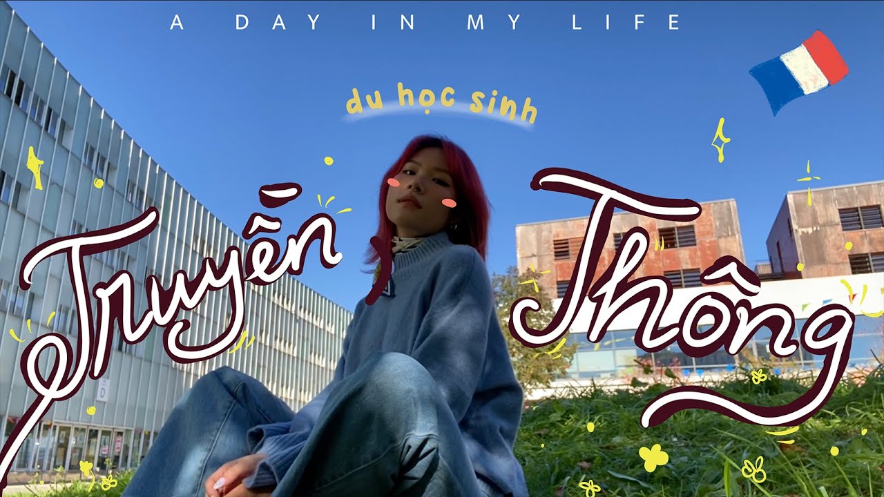 1 ngày của du học sinh truyền thông | du học pháp 🇫🇷