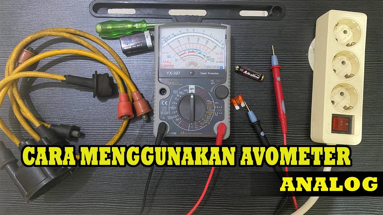 Cara Menggunakan Alat Ukur Multimeter Analog || Untuk Pemula