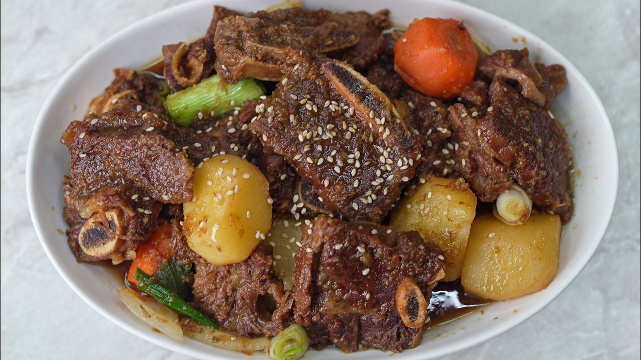 압력솥으로 30분 만에 완성하는 추석 소갈비찜 (3kg 대용량 레시피)