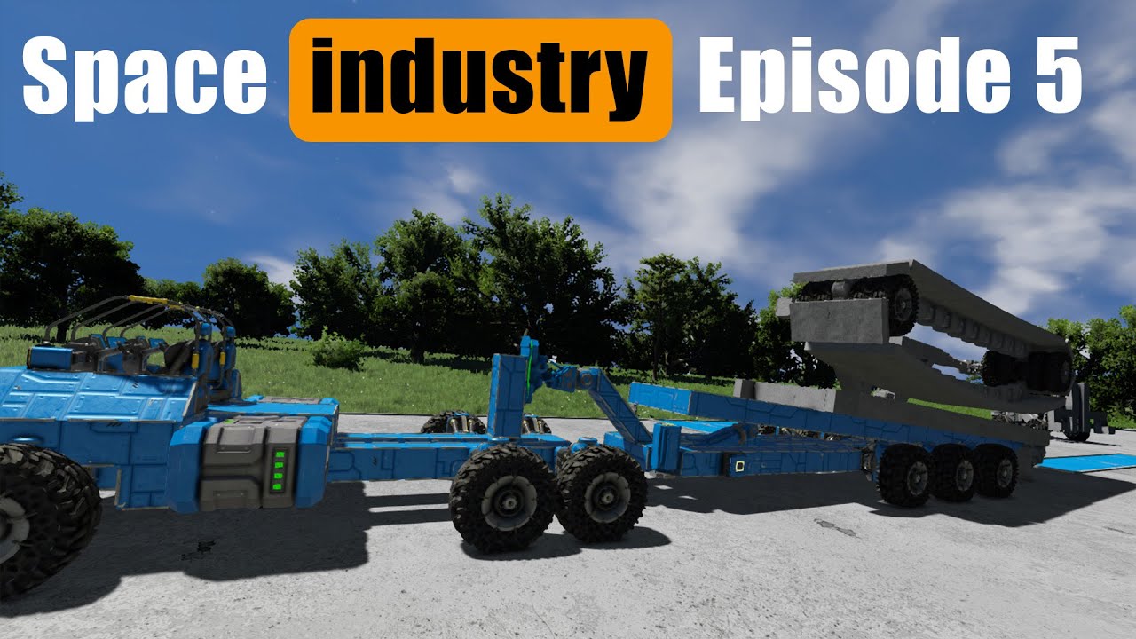 Space Engineers Industry: Truck And Trailer Build For The Conveyor EP5