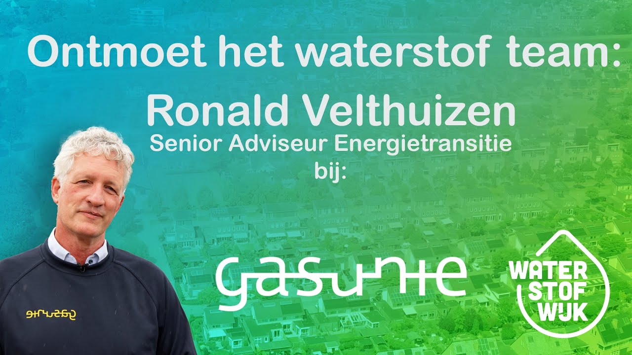 Ontmoet het waterstof team: Ronald van Gasunie
